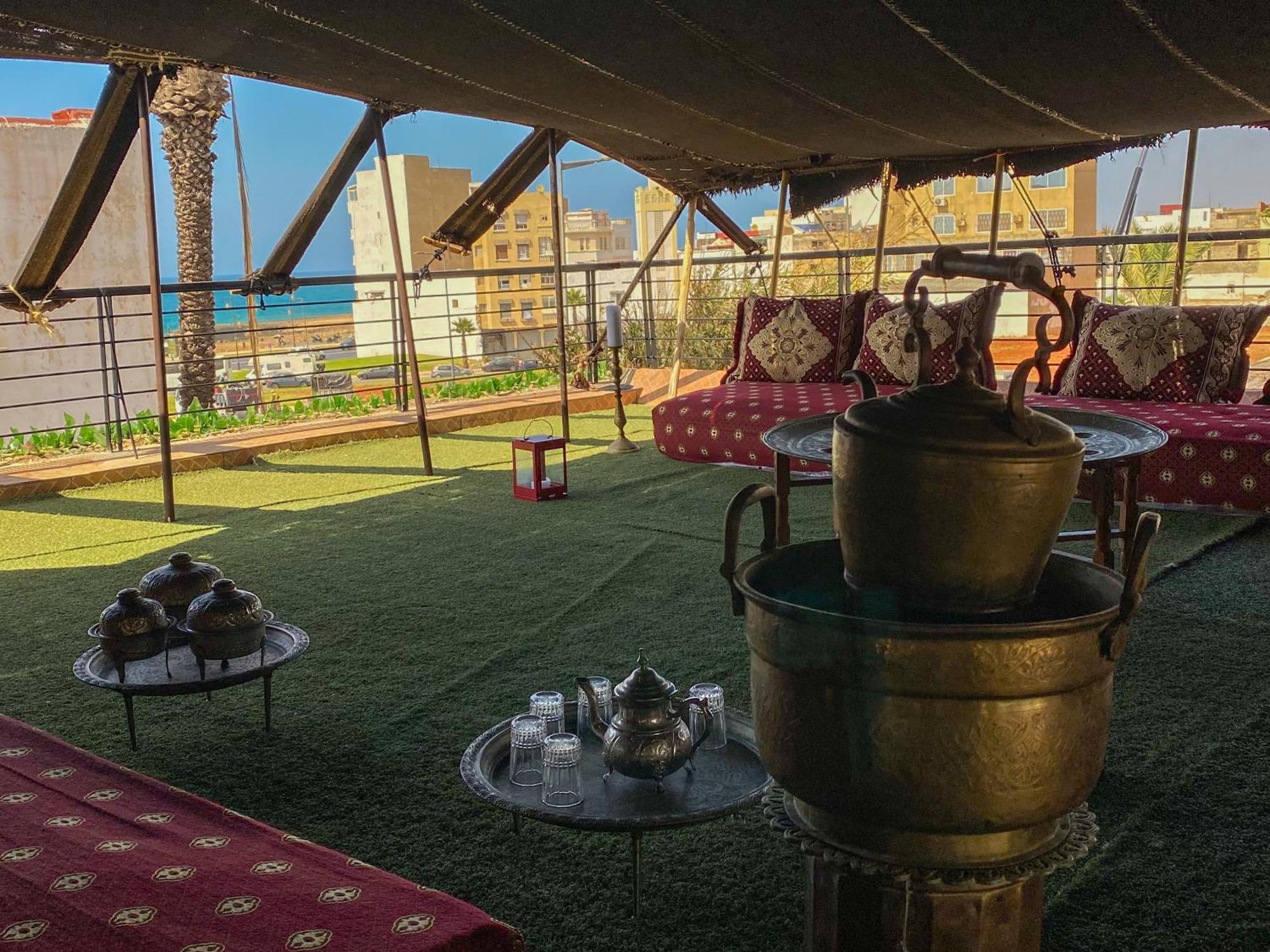 Dar Lghzal Special Offer In Rabat Winner Of Guest Experience 2025 Awards Traditional Sahrawi And Berber Privative Villa With Swimming Pool Jacuzzi Sea View And On Site Restaurant Ideal For Family And Groups In Rabat'S Center No Car Required Zewnętrze zdjęcie